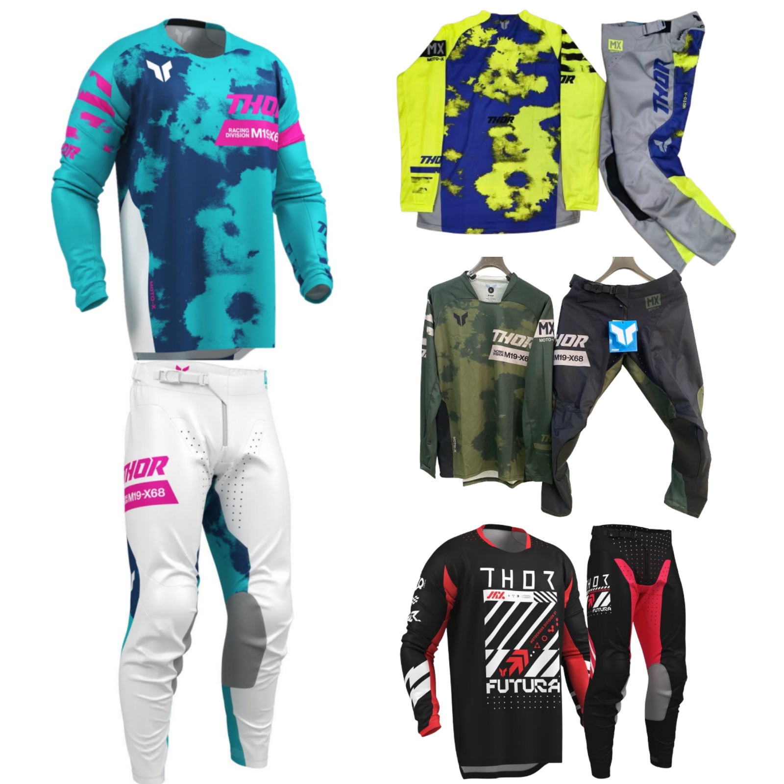 Motorcycle Gear Sale - Motocross Gear Set Top Off Road