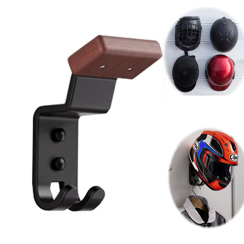 Motorcycle Gear Garage Storage - Generic Helmet Holder Wall Mount Motorbike