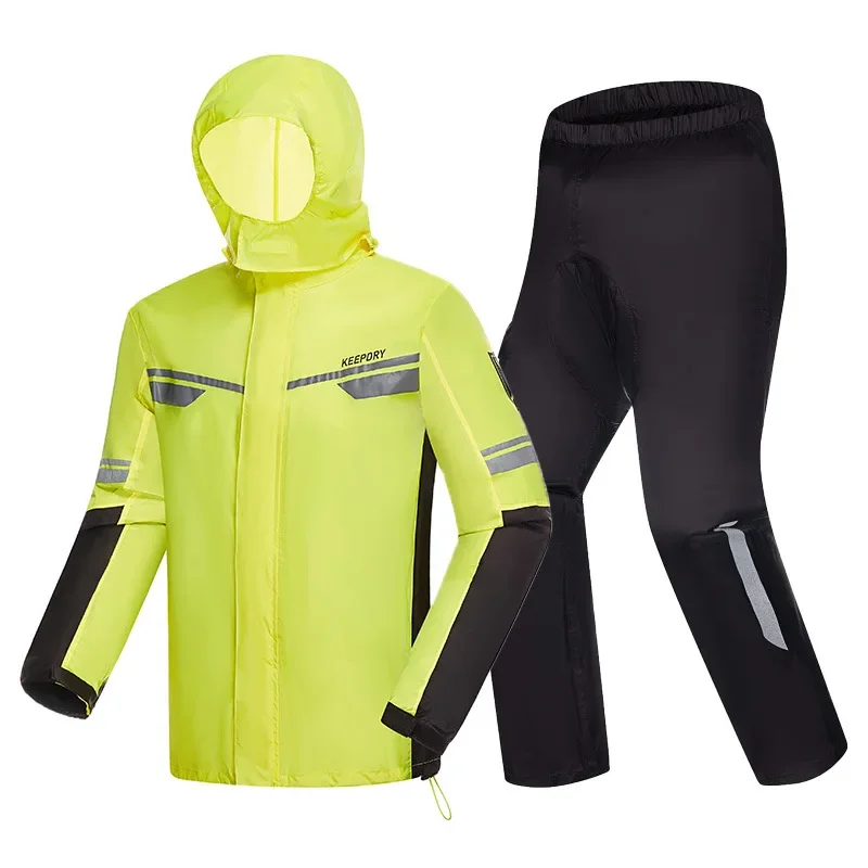 Motorcycle Split Raincoat Rain - огляд і ціна Motorcycle Rain Suit