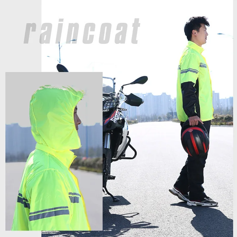 Motorcycle Split Raincoat Rain - огляд і ціна Motorcycle Rain Suit