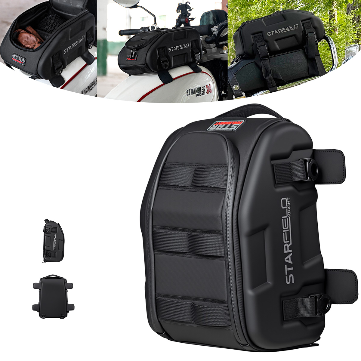 Multifunctional Motorcycle Bag - огляд і ціна Motorcycle Gear Garage Storage