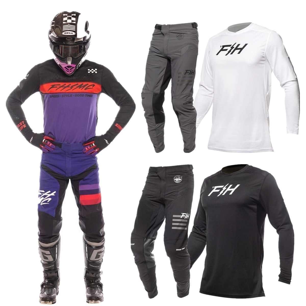 2026 FH Motocross Gear Set Top - огляд і ціна Motorcycle Gear Sale