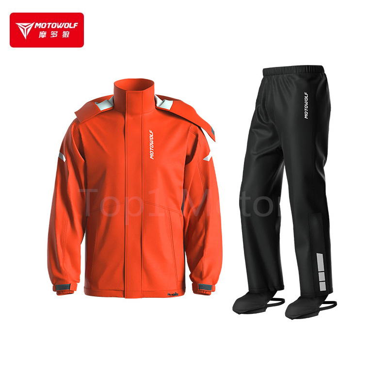 Men Motorcycle Rainsuit Parkas - огляд і ціна Motorcycle Rain Suit