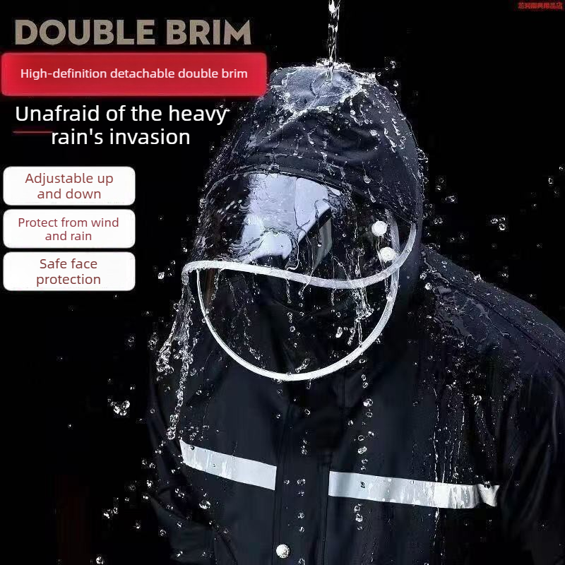 9XL Fat Man Reflective Waterpr - огляд і ціна Motorcycle Rain Suit