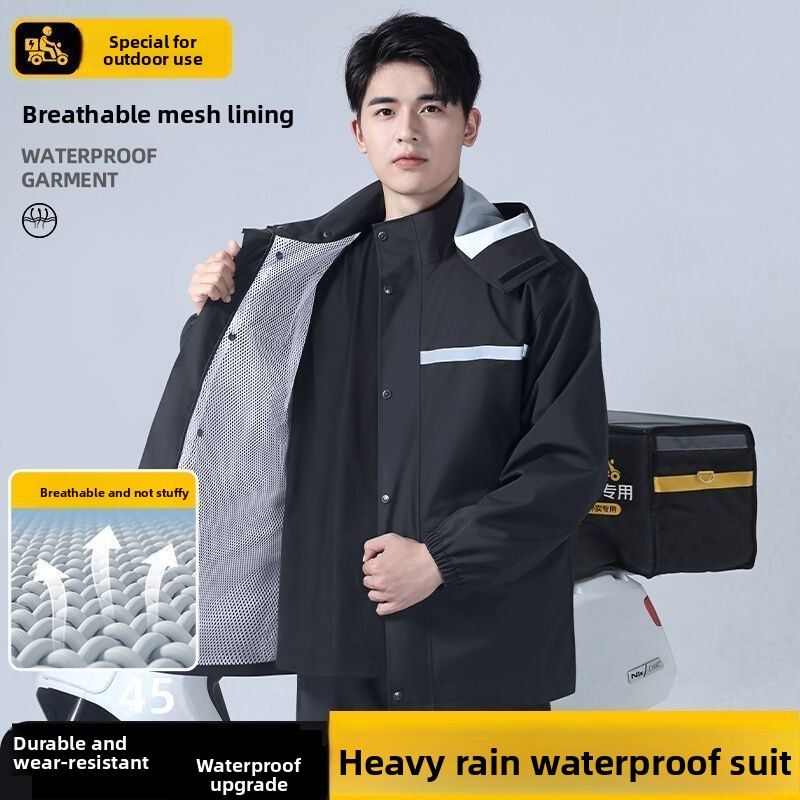 9XL Fat Man Reflective Waterpr - огляд і ціна Motorcycle Rain Suit